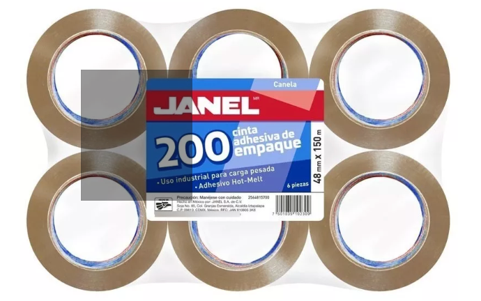 Cinta de empaque JANEL 200