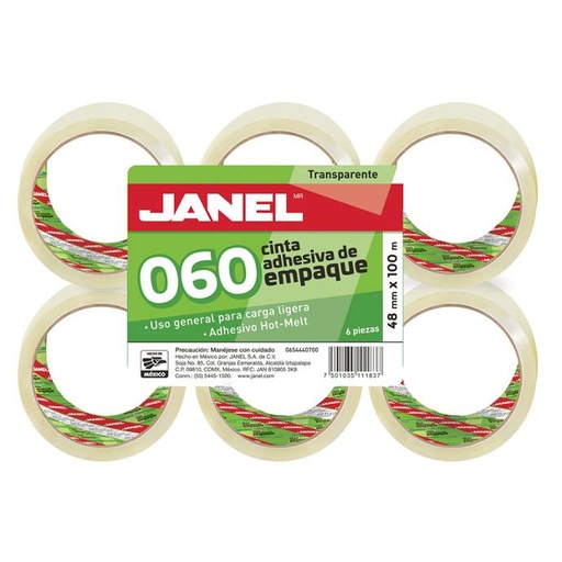 Cinta de empaque hot-melt JANEL 060